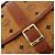 Borsa a Spalla MCM Vicetos Logogram in Pelle PVC Marrone Oro Auth BA11276 D'oro - vista 18