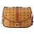 Borsa a Spalla MCM Vicetos Logogram in Pelle PVC Marrone Oro Auth BA11276 D'oro - vista 2