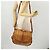 Borsa a Spalla MCM Vicetos Logogram in Pelle PVC Marrone Oro Auth BA11276 D'oro - vista 25