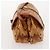 Borsa a Spalla MCM Vicetos Logogram in Pelle PVC Marrone Oro Auth BA11276 D'oro - vista 4