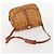 Borsa a Spalla MCM Vicetos Logogram in Pelle PVC Marrone Oro Auth BA11276 D'oro - vista 7