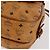 Borsa a Spalla MCM Vicetos Logogram in Pelle PVC Marrone Oro Auth BA11276 D'oro - vista 9
