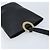 Céline Bolso de Hombro CELINE Circle de Cuero Negro y Oro Auth BAZ623A Dorado - vista 6