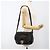 Borsa a spalla CÉLINE Carrozza in pelle nera e oro Auth BA11909 Nero D'oro - vista 21