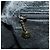 Borsa a Spalla in Pelle Gucci Bamboo 2way Nero Oro 001 1781 1638 Auth hk3622 D'oro - vista 21