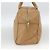CHANEL Borsa Boston Matelassé Pelle Caviar Beige Oro CC Auth mr2295 D'oro - vista 3
