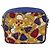 CHANEL Borsa a Spalla Matelassé Catena Satin Blu Oro CC Auth BAZ668V D'oro - vista 13