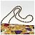 CHANEL Borsa a Spalla Matelassé Catena Satin Blu Oro CC Auth BAZ668V D'oro - vista 14