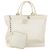 Gianni Versace Mesh Tote Bag aus Nylon in Weiß Auth 173811