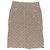 Falda de Denim Monogram LOUIS VUITTON Beige LV Auth BAZ833SAM