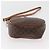 Céline Borsa a Spalla in Tela Macadam CELINE in Pelle PVC Marrone Oro Auth ka3558A D'oro - vista 5