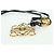 LOEWE Anagram Charm Pelle Nera Oro Auth BAZ275M Nero D'oro - vista 14