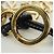 LOEWE Anagram Charm Pelle Nera Oro Auth BAZ275M Nero D'oro - vista 17