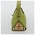 Borsa a Spalla in Pelle Verde Auth BAZ684A di BURBERRY - vista 3