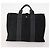 Borsa Tote Jimmy Choo in pelle e tela 2 pezzi nero grigio Auth BA11842 Marrone - vista 2