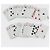 Autre Marque Carte da gioco TIFFANY&Co. 2 set Rosso Blu Auth BA11539 - vista 5