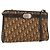 Borsa a Spalla in Tela Trotter Christian Dior Marrone Oro Auth BAZ520 D'oro