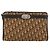 Borsa a Spalla in Tela Trotter Christian Dior Marrone Oro Auth BAZ520 D'oro - vista 13