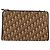 Borsa a Spalla in Tela Trotter Christian Dior Marrone Oro Auth BAZ520 D'oro - vista 2