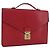 LOUIS VUITTON Epi Porta Documenti a Tracolla Briefcase Rossa LV Auth BAZ082 Rosso