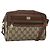 Borsa Sherry Line GG Supreme Web di GUCCI in PVC beige e oro 001 115 6655 Auth BAZ128 D'oro