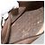 Borsa Sherry Line GG Supreme Web di GUCCI in PVC beige e oro 001 115 6655 Auth BAZ128 D'oro - vista 10