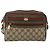 Borsa Sherry Line GG Supreme Web di GUCCI in PVC beige e oro 001 115 6655 Auth BAZ128 D'oro - vista 13
