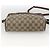 Borsa Sherry Line GG Supreme Web di GUCCI in PVC beige e oro 001 115 6655 Auth BAZ128 D'oro - vista 5