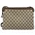 Borsa a Spalla Gucci GG Supreme Web Sherry Line PVC Beige Oro 010 378 Auth YKZ785 D'oro - vista 2