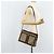Borsa a Spalla Gucci GG Supreme Web Sherry Line PVC Beige Oro 010 378 Auth YKZ785 D'oro - vista 26