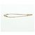 Collana in strass Christian Dior metallo oro Auth am11192V D'oro - vista 14