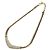 Collana in strass Christian Dior metallo oro Auth am11192V D'oro - vista 2