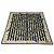 Sciarpa Vintage Fendi Stripes Gialla Nera Multicolore