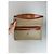 Céline Clutch in pelle monogramma Triomphe vintage di Celine beige e marrone - vista 6