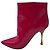Valentino Garavani Botines de charol rosa intenso con punta afilada Valentino - vista 3