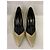Saint Laurent Tacchi D'orsay glitter D'oro - vista 2