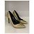 Saint Laurent Tacchi D'orsay glitter D'oro - vista 5