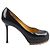 Décolleté Saint Laurent Tribtoo in vernice nera Nero