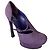 Tacchi Saint Laurent in suede viola 14 cm Porpora