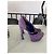 Tacchi Saint Laurent in suede viola 14 cm Porpora - vista 3