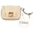 Chloé Paddington Padlock Bifold Wallet Eggshell Python Leather  - view 1