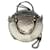 Chloé Pixie Mini Borsa Vitello Verniciato Oro e Camoscio Beige D'oro