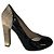 Chloé High Heels aus schwarzem Lackleder mit Schlangenmuster Gr. 36