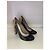 Chloé High Heels aus schwarzem Lackleder mit Schlangenmuster Gr. 36 - Ansicht 2