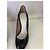 Chloé High Heels aus schwarzem Lackleder mit Schlangenmuster Gr. 36 - Ansicht 3