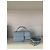 Jacquemus Le Bambino Mini Borsa in scamosciato blu - vista 2