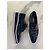 Brogues Prada Blu Navy in Pelle Verniciata - vista 4