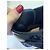 Brogues Prada Blu Navy in Pelle Verniciata - vista 5