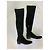 Botas altas de ante Prada negras Negro - vista 2
