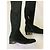 Botas altas de ante Prada negras Negro - vista 4